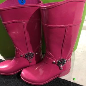 Michael Kors Pink Boots, Kids Size 2